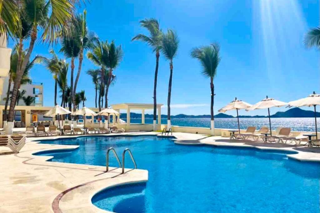 Espectacular Apto A Pie De Playa Con Vista Al Mar Мансанильо Экстерьер фото