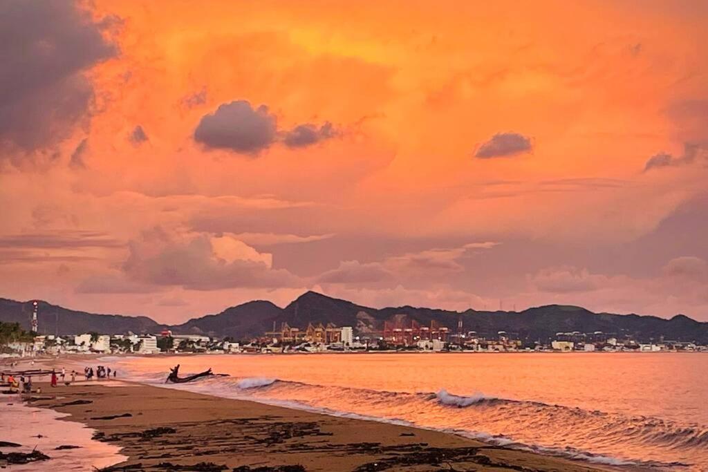 Espectacular Apto A Pie De Playa Con Vista Al Mar Мансанильо Экстерьер фото